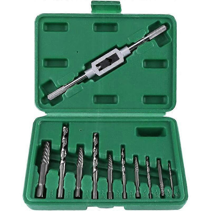 11pcs Damaged Screw Extractor Set, Broken Head and Bolt(11pcs)