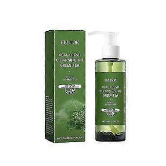 EELHOE Green Tea Cleansing Oil Gentle makeup removal soothing face eyes and lips can be used refresh