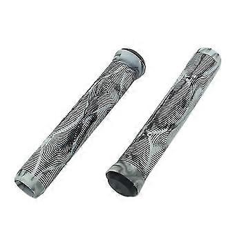Bike Grips Soft Flangeless Anti-slip Compatible With Scooter Bars Bmx Bikes Gray