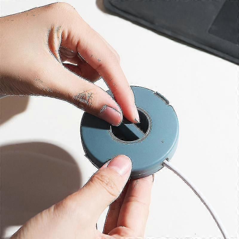 Small Portable Round Rotatable Wire Organizer