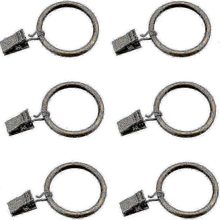 30 db strapabíró bronz függönykarika klipszekkel