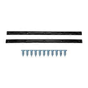 Rails de longboard Rib Bones, rsistants l'usure, durables, staller, flexibles, aspect brillant, noir