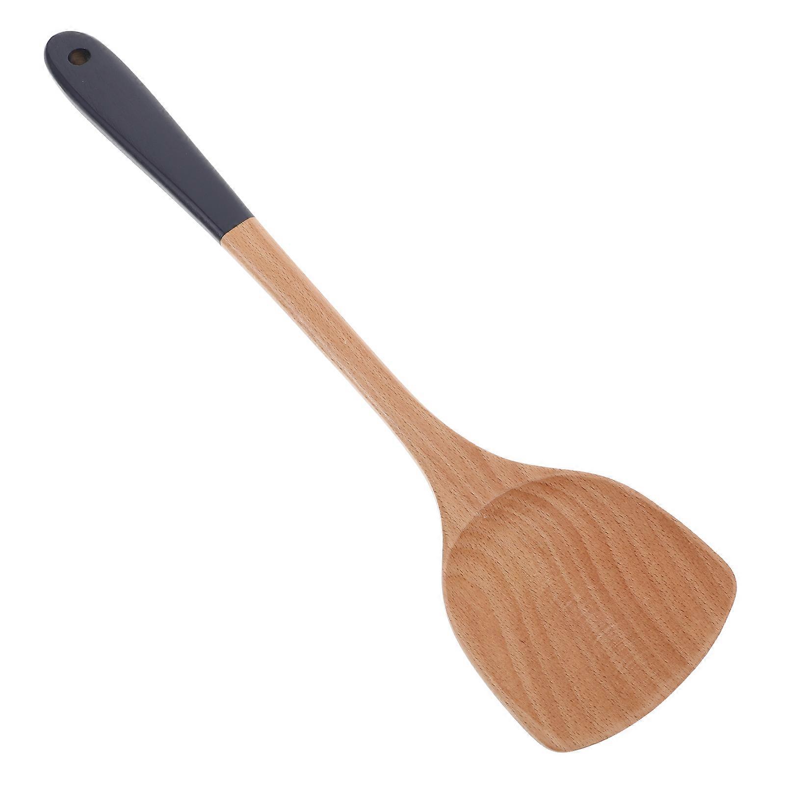 Multi-Function Cooking Spatula Wooden Wok Spatula for Kitchen