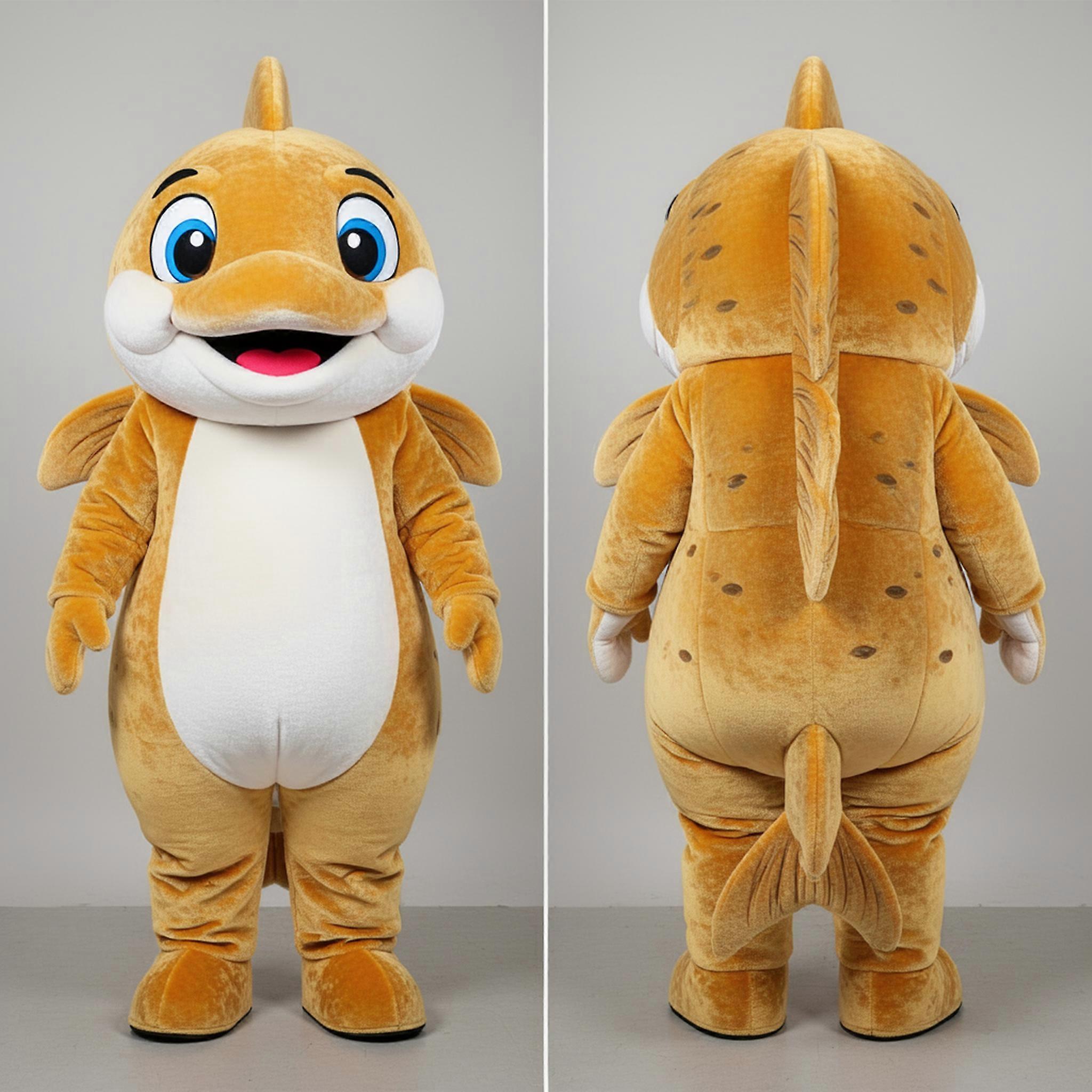 MASTICOT Golden Gleaming Salmon Mascot