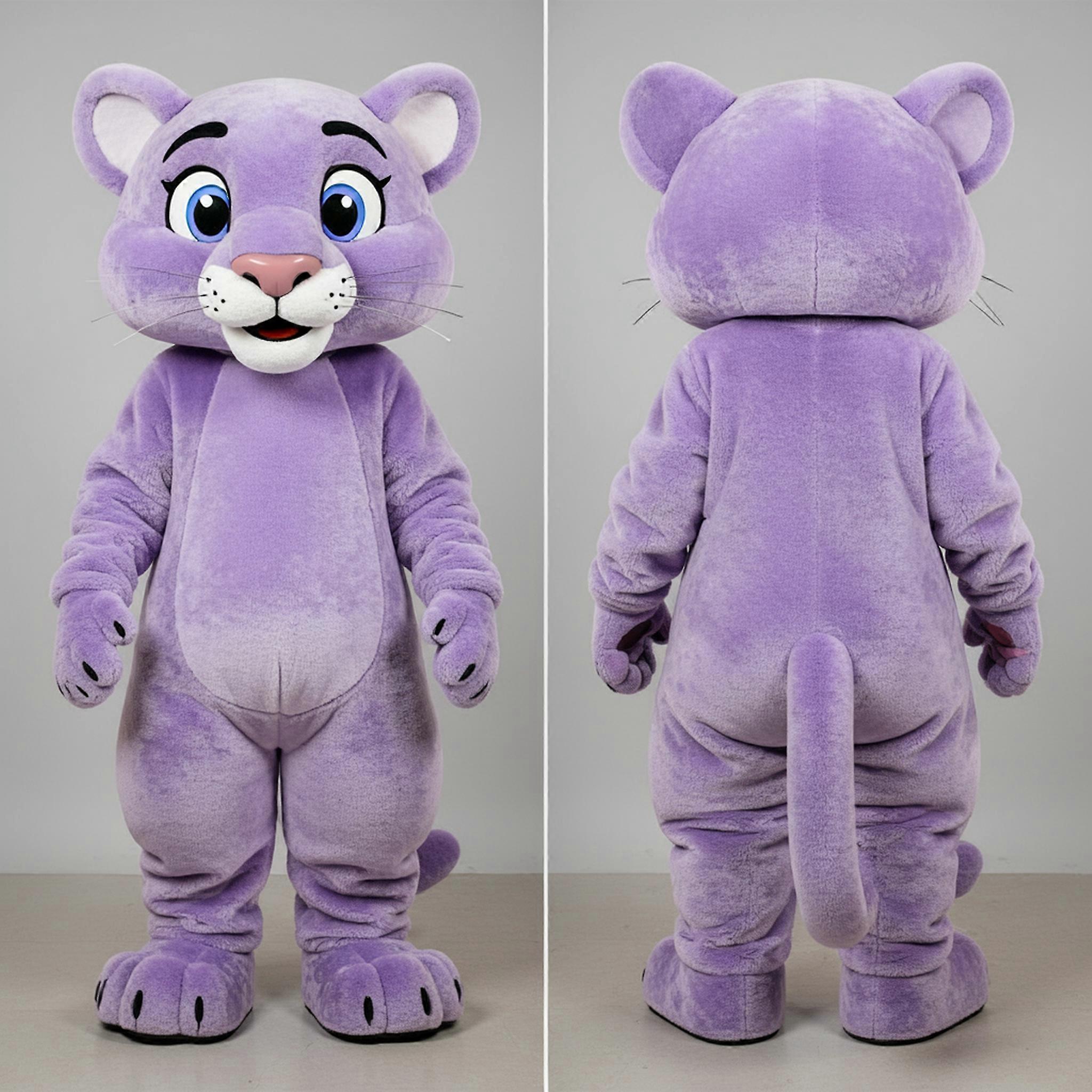 MASTICOT Lavender Broad Shouldered Puma Mascot