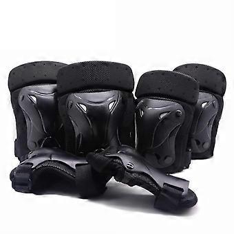 Kids Skateboarding Roller Skating Cycling Protective Gear Set Knee Elbow Wrist Guards Boys Girls
