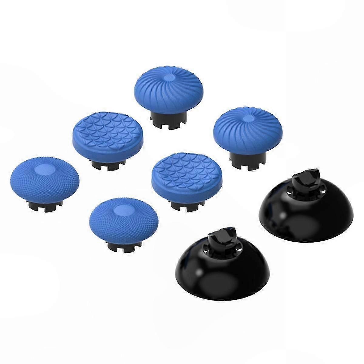 Rocker Cap & Paddle Accessory Set Compatible with Gaming Controller Handles - Blue