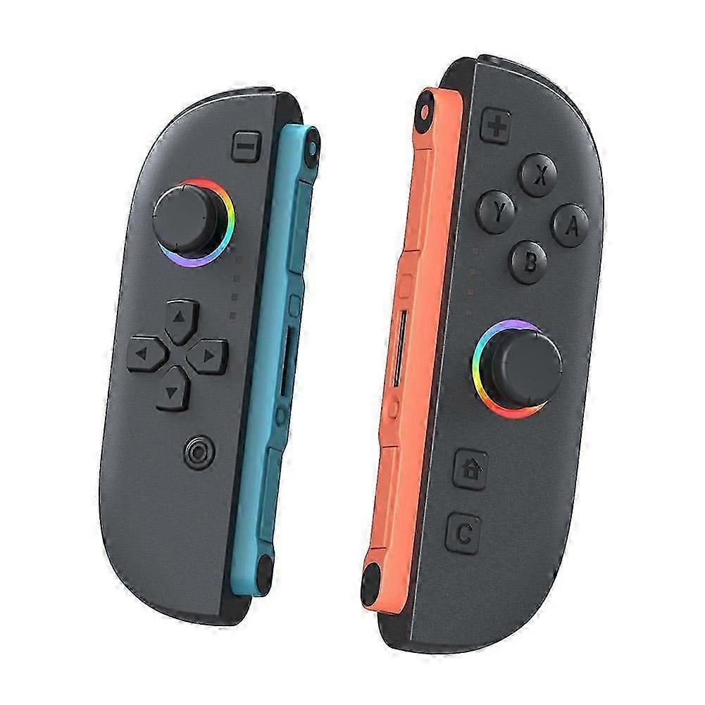 Ergonomic Wireless Controllers for Switch 2/OLED, Featuring RGB Lighting and Magnetic Charging