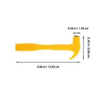 2 Count Simulated Small Hammer Toys Plastic Hammer Toy Plastic Toy Hammer Repairing Hammer Child