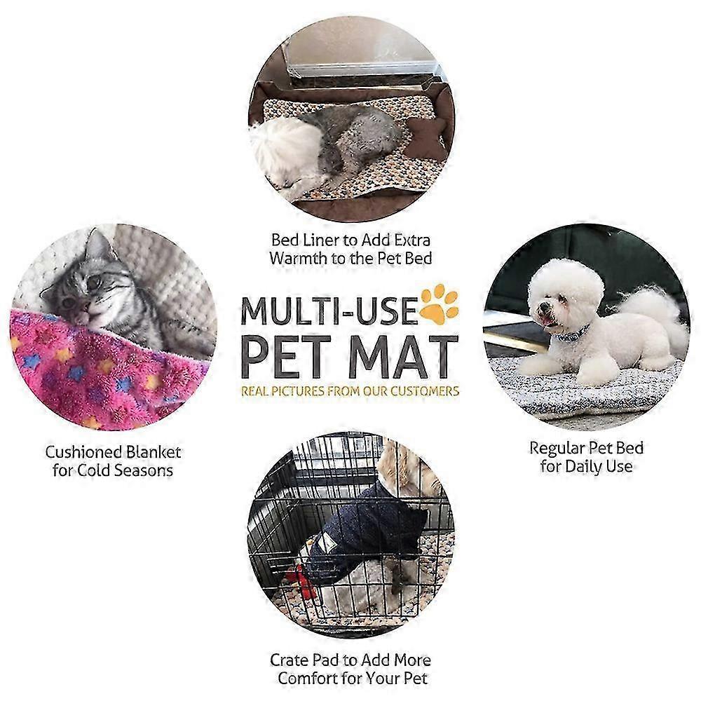 Microfiber Pet Mat Star Print Warm