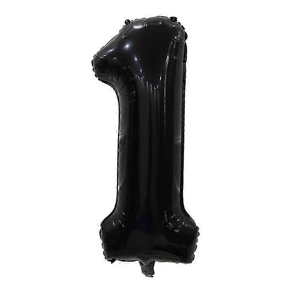 32" Black Digital Foil Balloon
