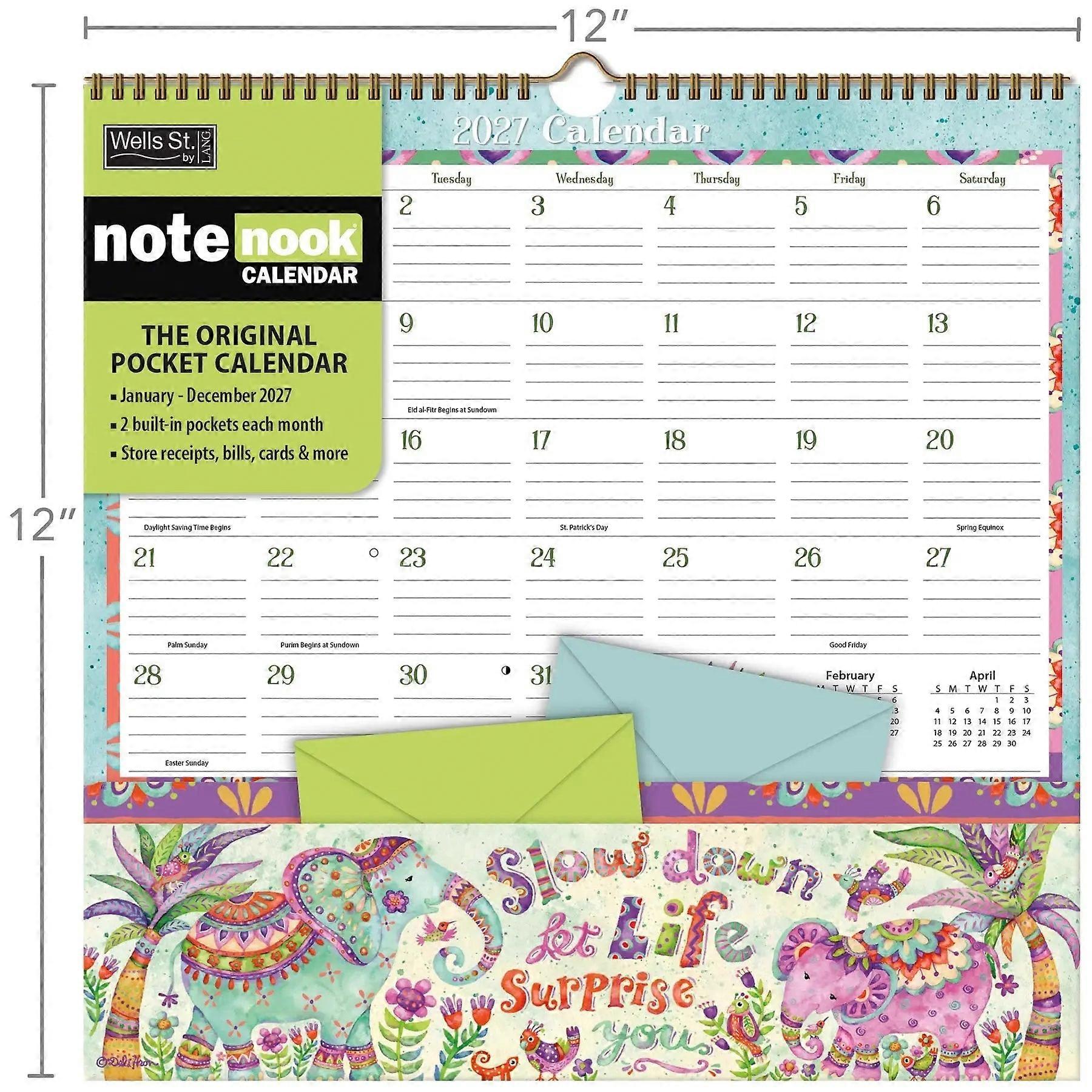 Simple Inspirations Pocket Note Nook Calendar 2027
