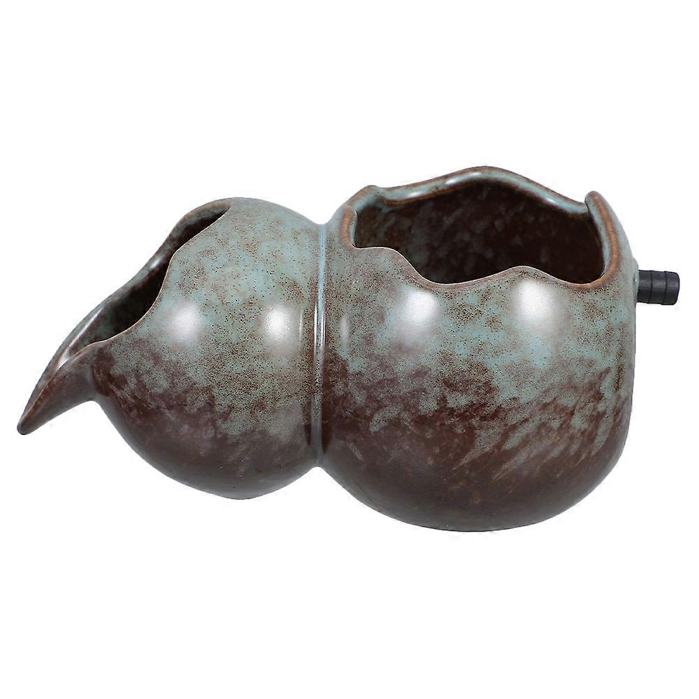 Cascading Ceramic Jar Fountain with Recirculating Feature Included