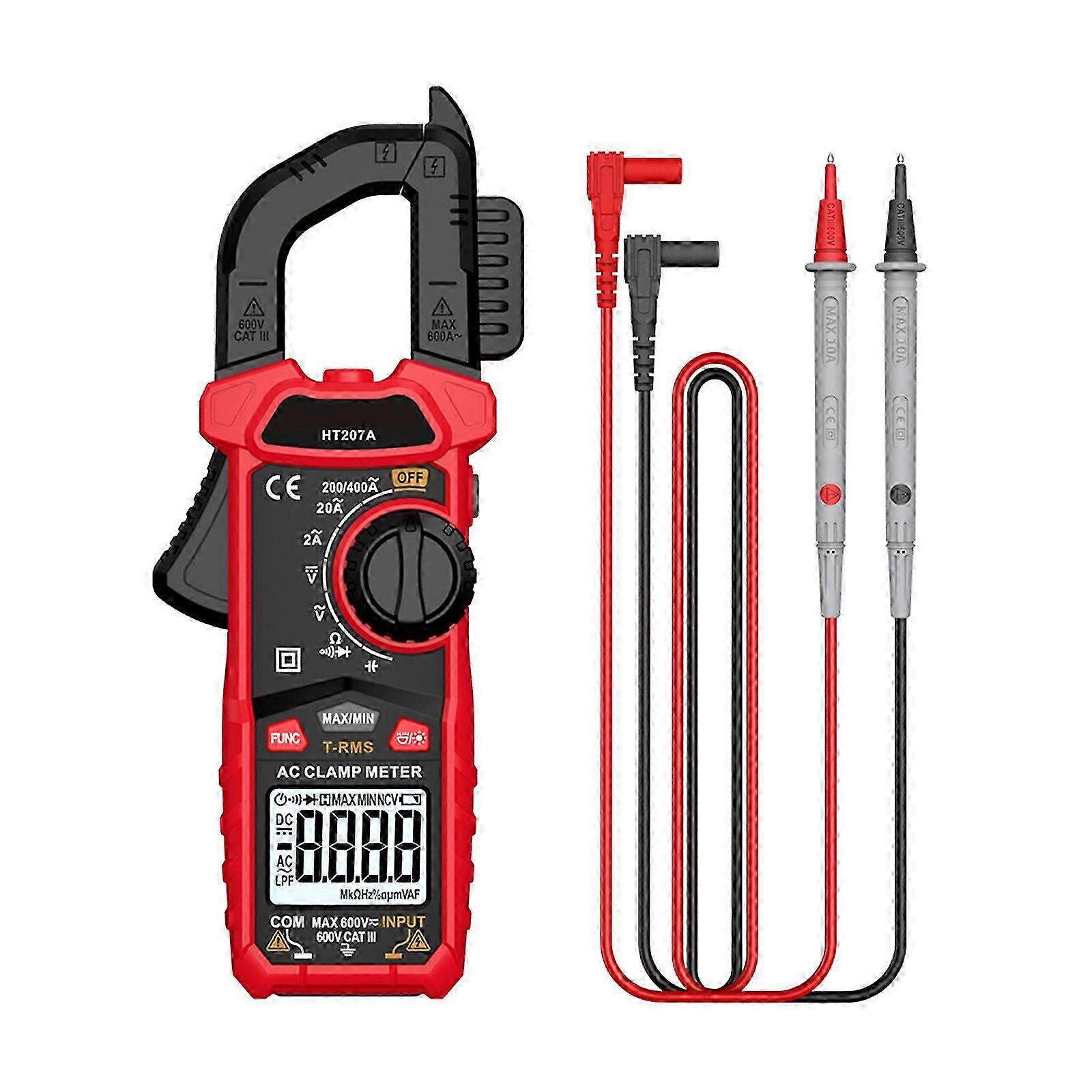 DigitalDisplay Clamp Multimeter Amperemeter Electrical Meter Voltage Capacitance Current Resistance Resistor Tester Tool