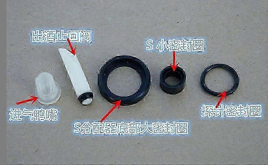 Rubber Keg Valve Seal Replacement Set
