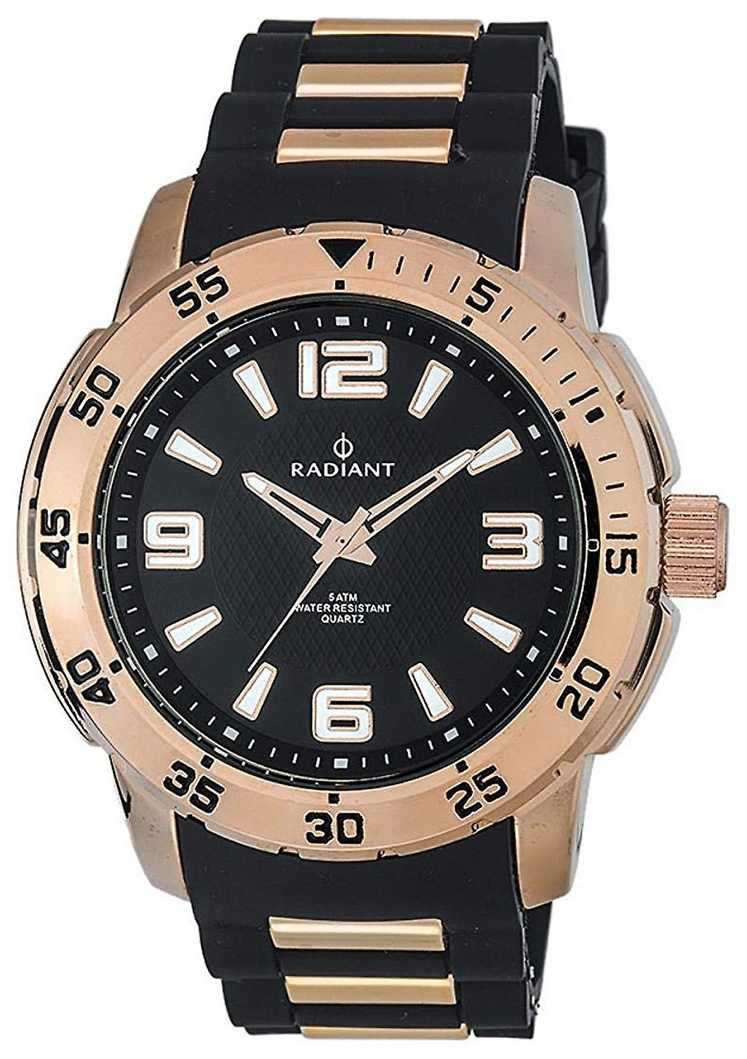 Radiant new playoff Quartz Analog Man Watch with RA313607 Rubber Bracelet