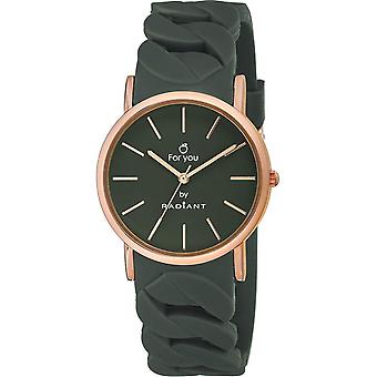 Radiant new for you Quartz Analog Woman Watch with RA428605 Silicone Bracelet