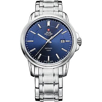 Swiss Military Swiss Quartz Analog Man Watch with SM34039.03 Stainless Steel Bracelet
