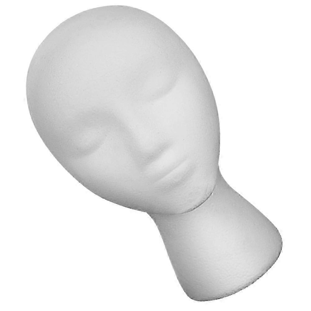 Foam Wig Display Stand Mannequin Head compatible with Hat Storage and Display