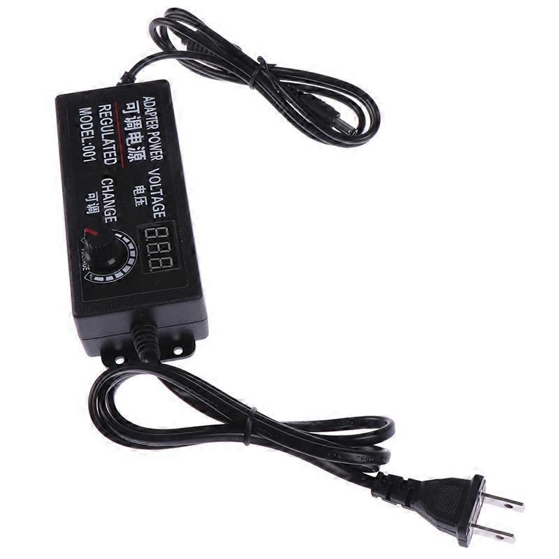 3-12V 5A Voltage Variable Adjustable Ac/Dc Power Supply Adapter Display