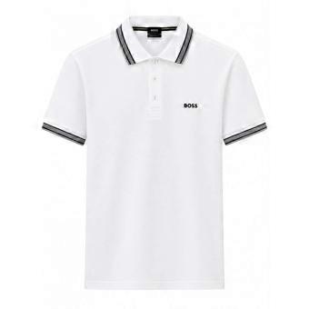 Men's Hugo Boss Athleisure Hugo Boss White Paddy Polo Shirt