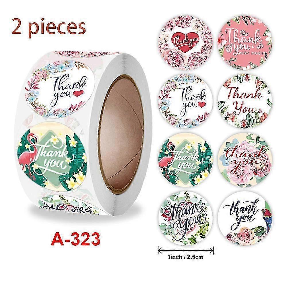 Removable Thank You Stickers Pack
