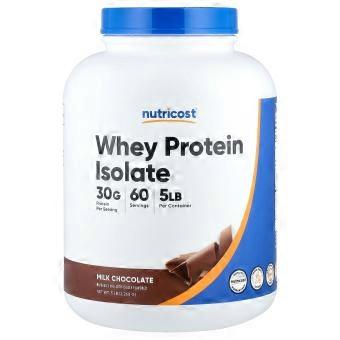 Nutricost, myseproteinisolat, melkesjokolade, 5 lb (2,268 g)