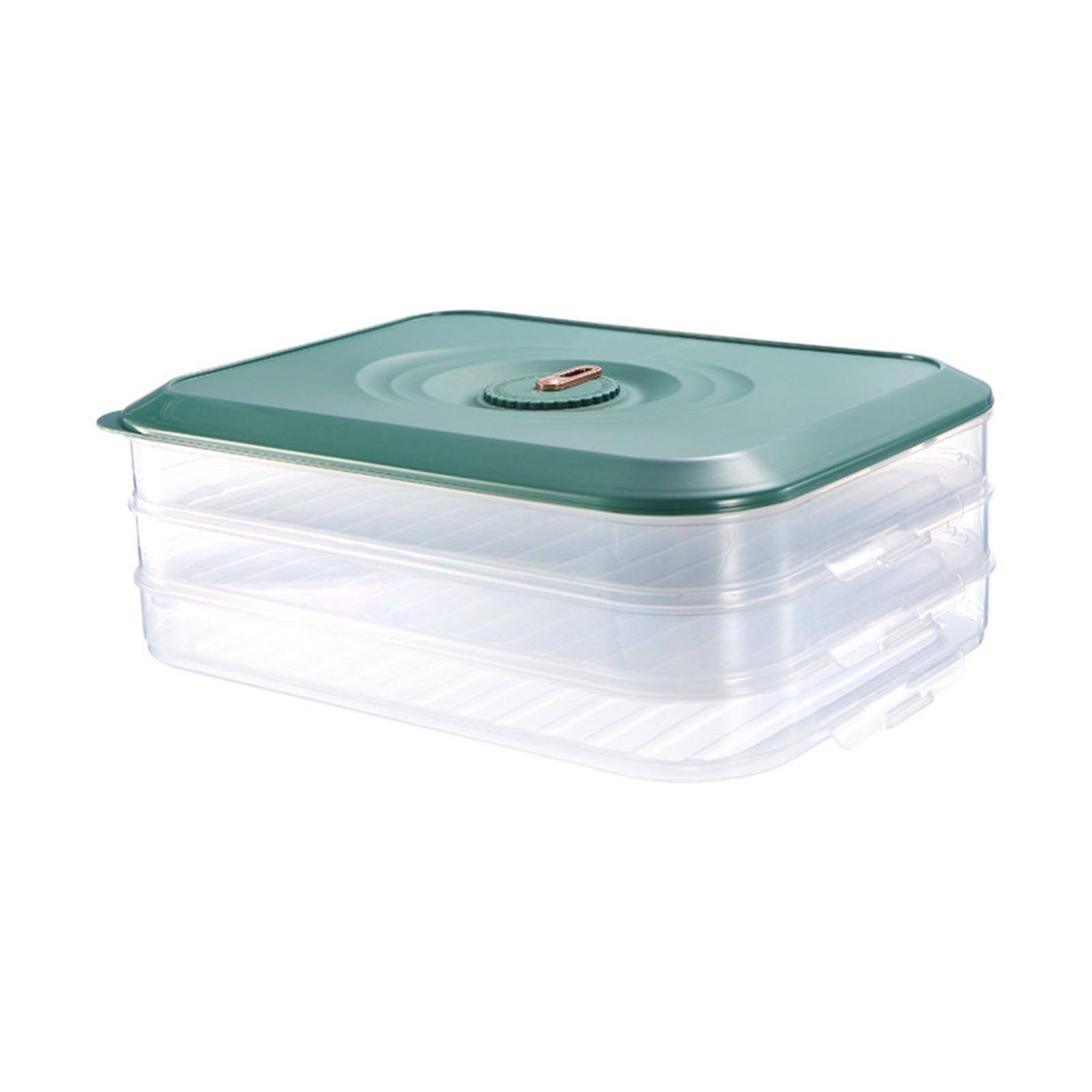 Stackable Food Container Large Capacity Durable Box For Home Cabinets Drawers Storage