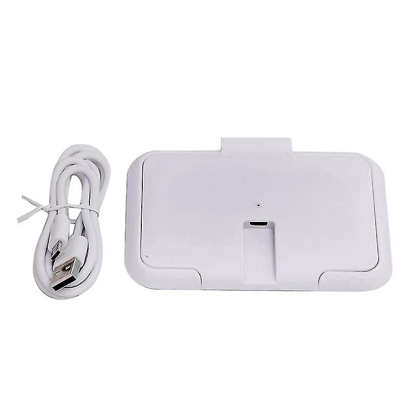 Baby Wipe Heater With Lid Strong Adhesion Portable Usb Wet Napkin Warmer For Newborn Use