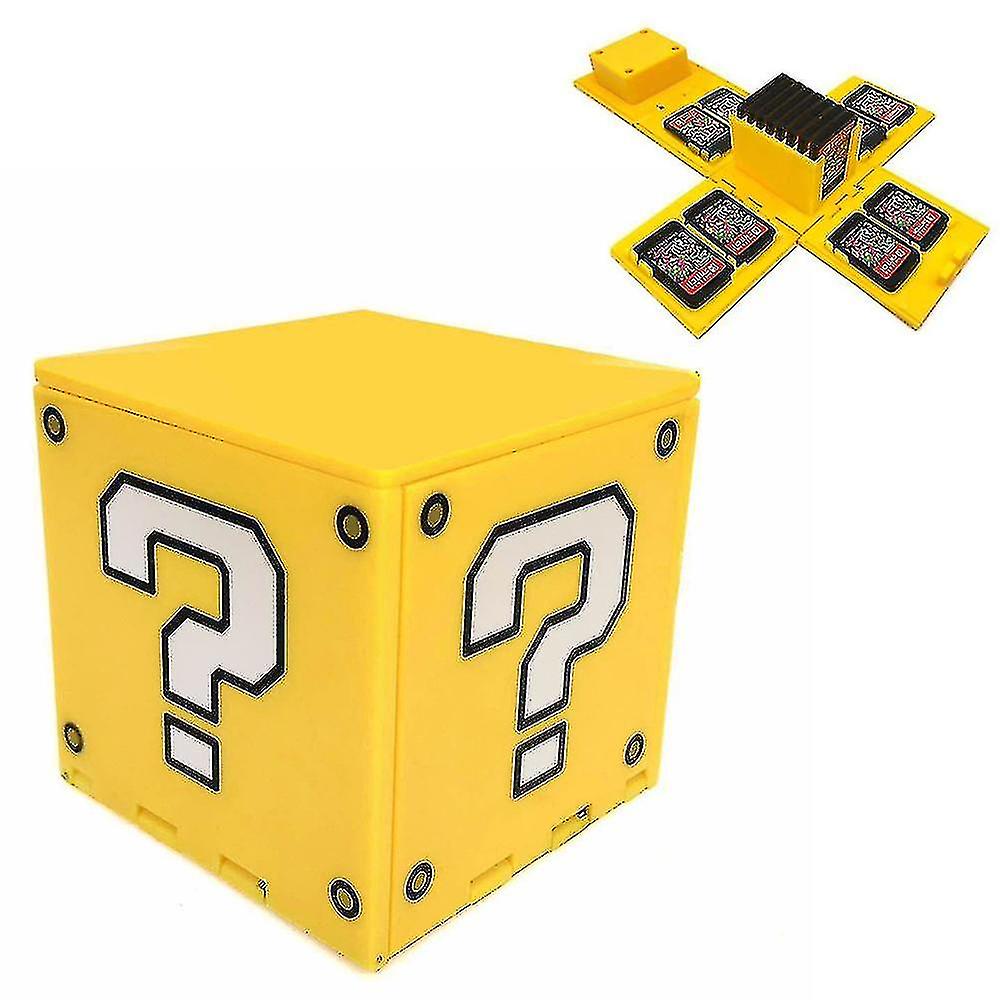 1 Pcs Game Storage Box For Switch Game Cards Games Cube Up To 16 Games Ns Cassette Storage Box 16 Peripheral Accessories Ns Card Box Folding