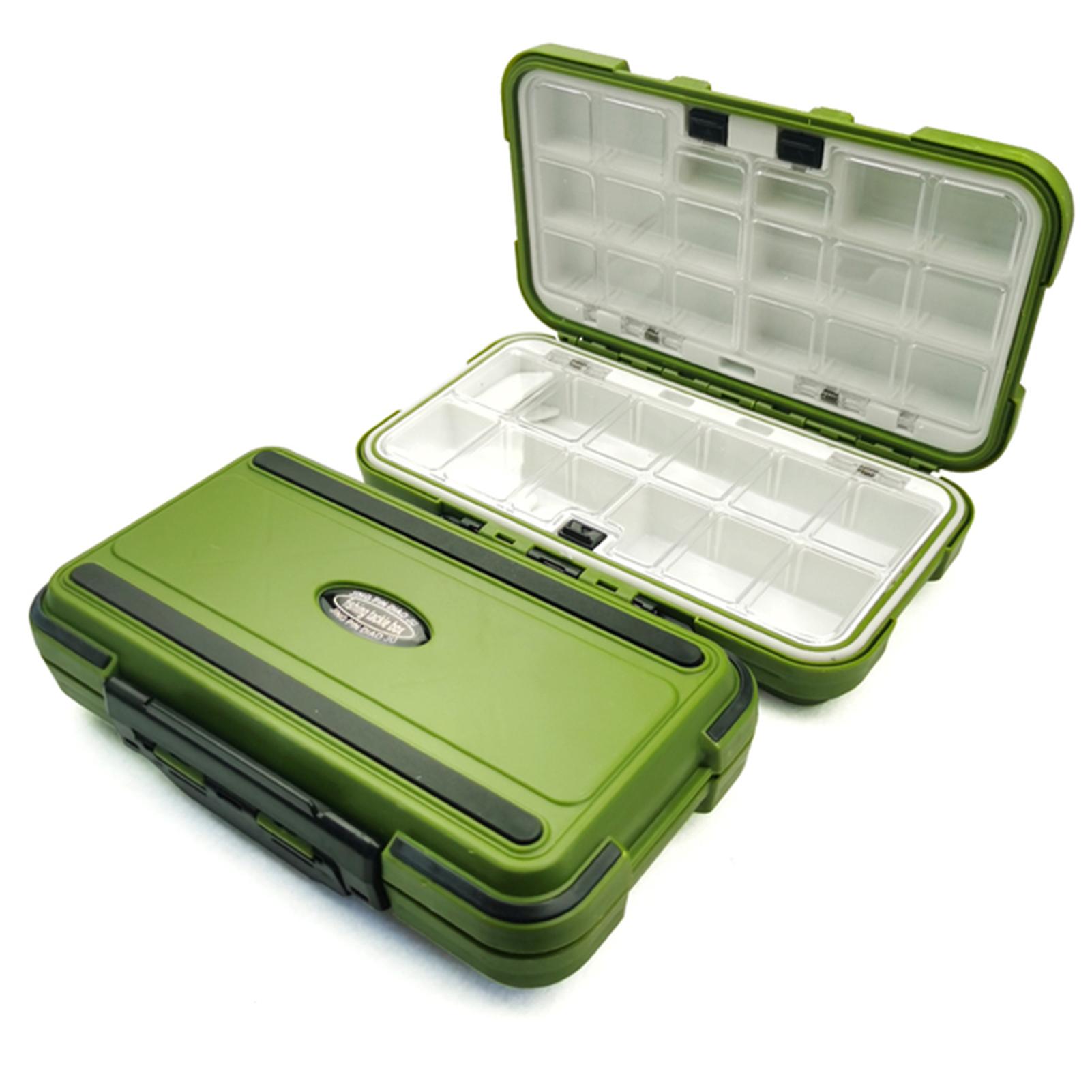 Waterproof Fishing Tackle Boxes Double-Sided Bait Lure Case Fish Hook-Up Storage Box Carp Fly