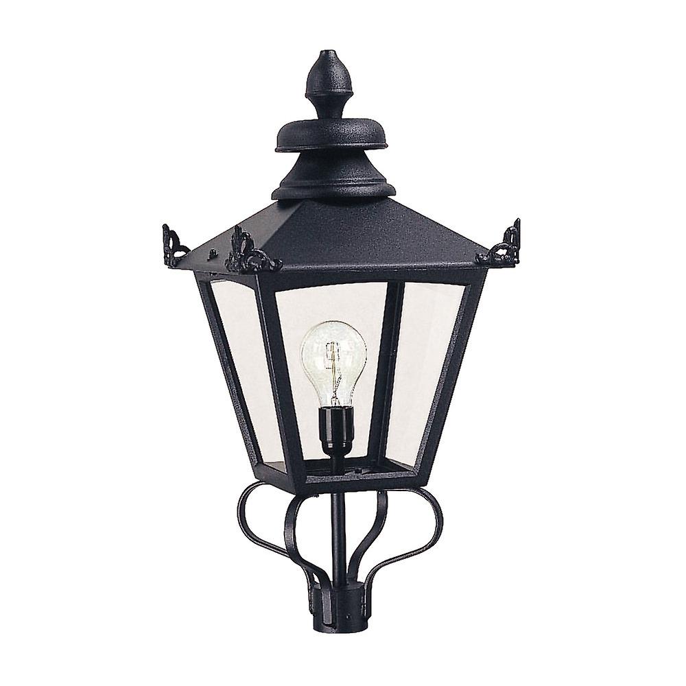 Elstead Grampian - 1 Light Outdoor Post Lantern Black, E27