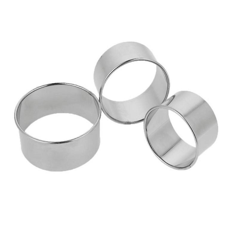 Stainless steel dumpling wrapper mold, dumpling wrapper making tool, dumpling wrapper press and cutter three-piece set