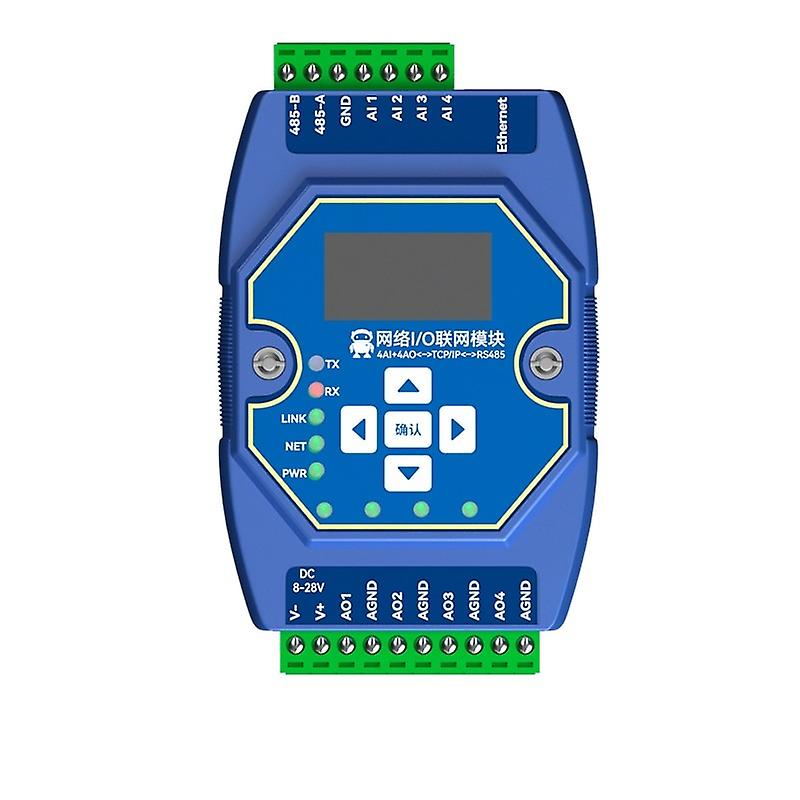 4Ai+ 4ao Rs485 Etherent Switch Value Acquisition Controller Cdsenet Me31-xaxa0404 Modbus Tcp Rtu I/o Networking Module