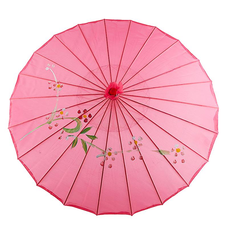 Parapluie translucide Soie Tissu Femmes Danse Ancienne Huile Antique Papier Parapluie