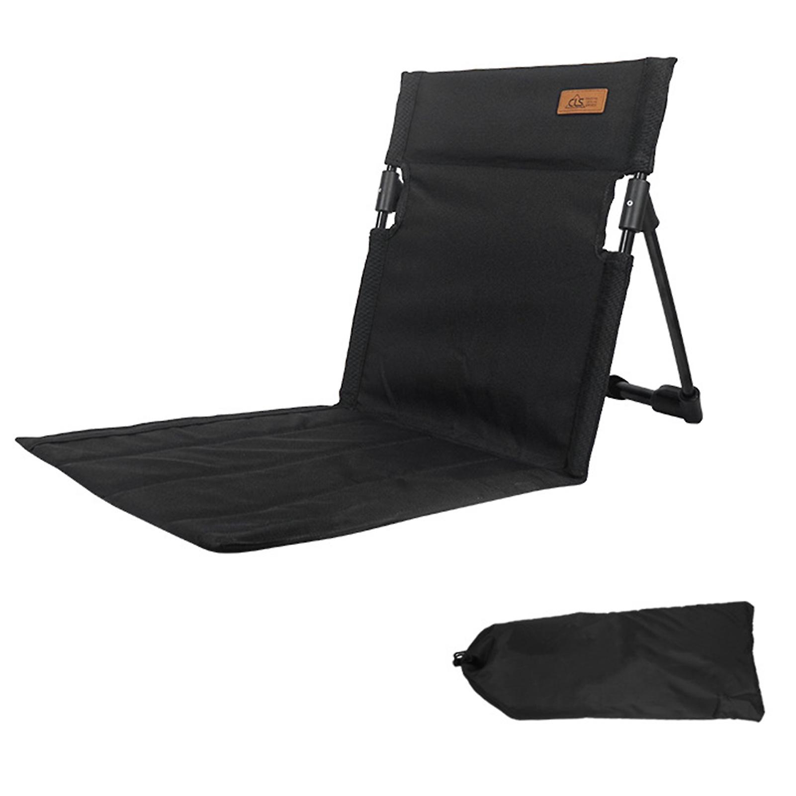 Folding Backchair with Alloy Rack Stable Easy Adjustables Seats for Beach Picnic
