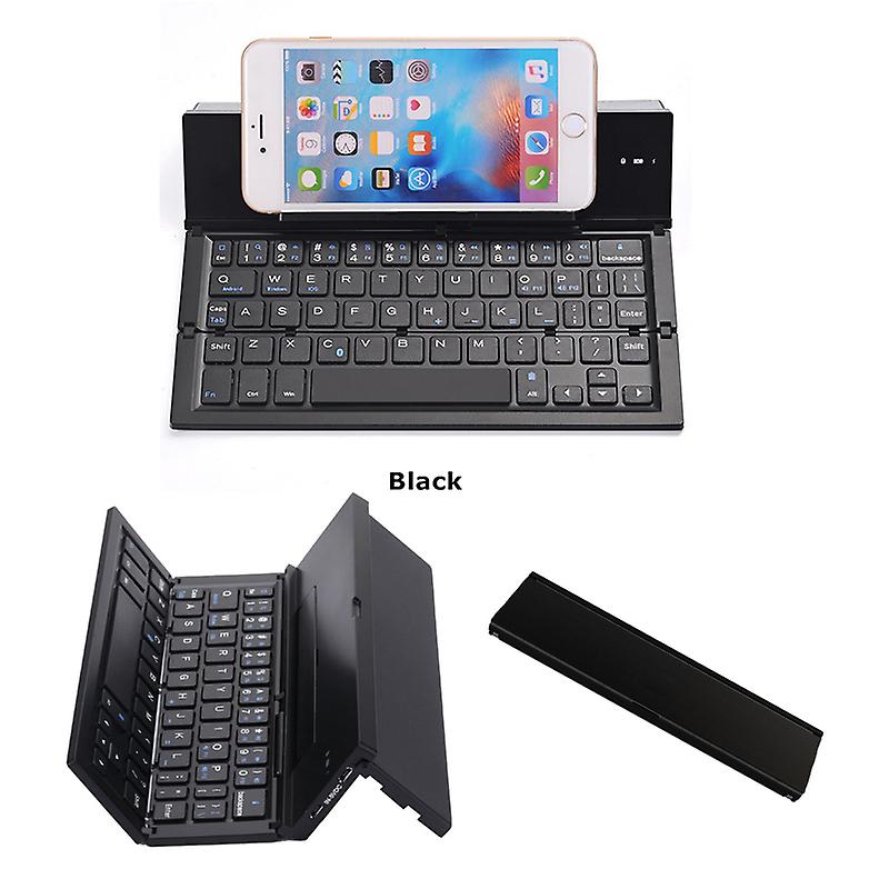Folding Bluetooth Keyboard Portable Foldable Wireless Keypad For Windows, Android, Ios,laptop