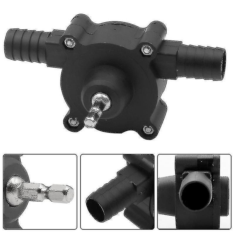 Mini Electric Drill Pump Diesels Oil Fluid Water Hand Self-priming Transfer Pumps Quick Pumping Star