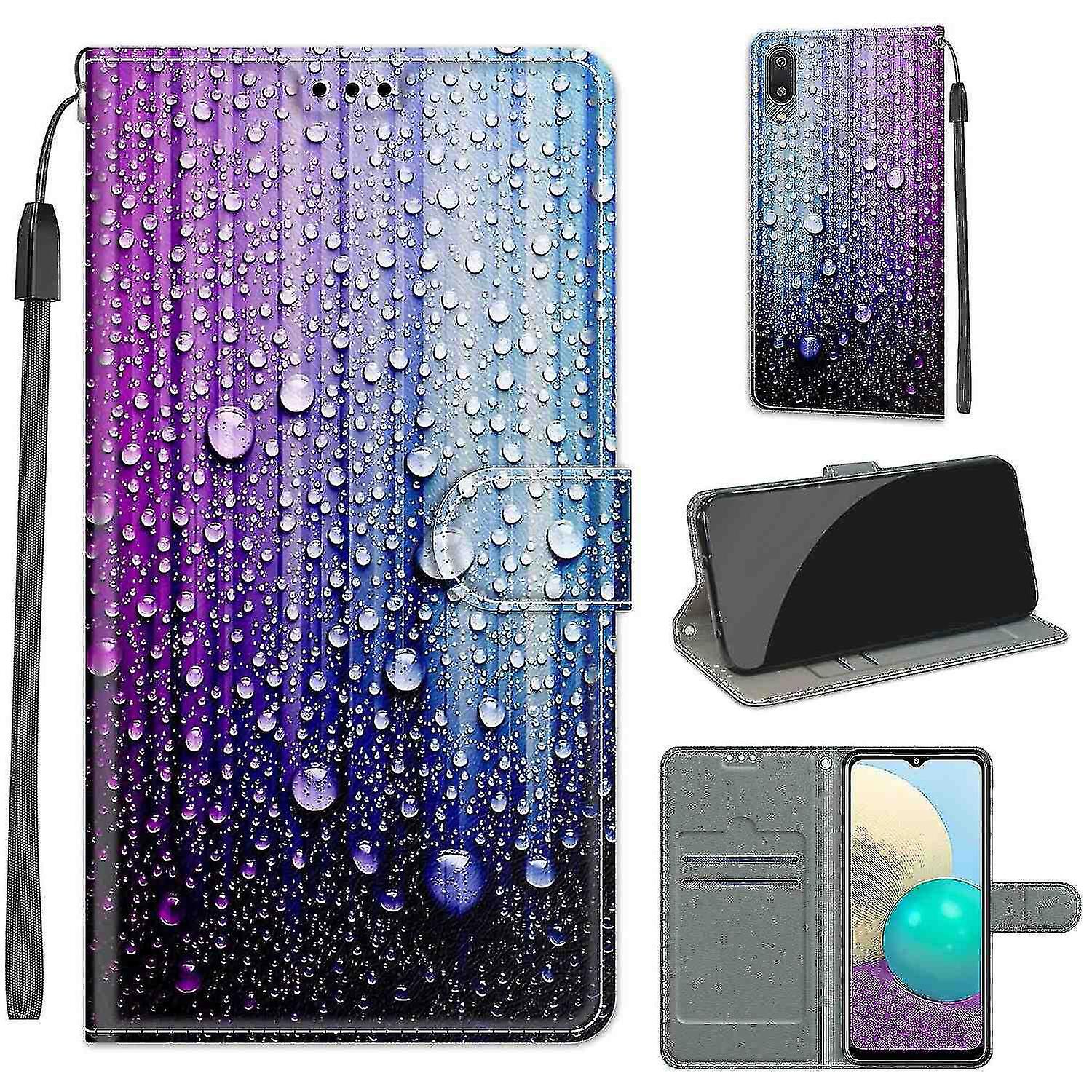 Abstract Water Drops Compatible Samsung Galaxy A02 Case