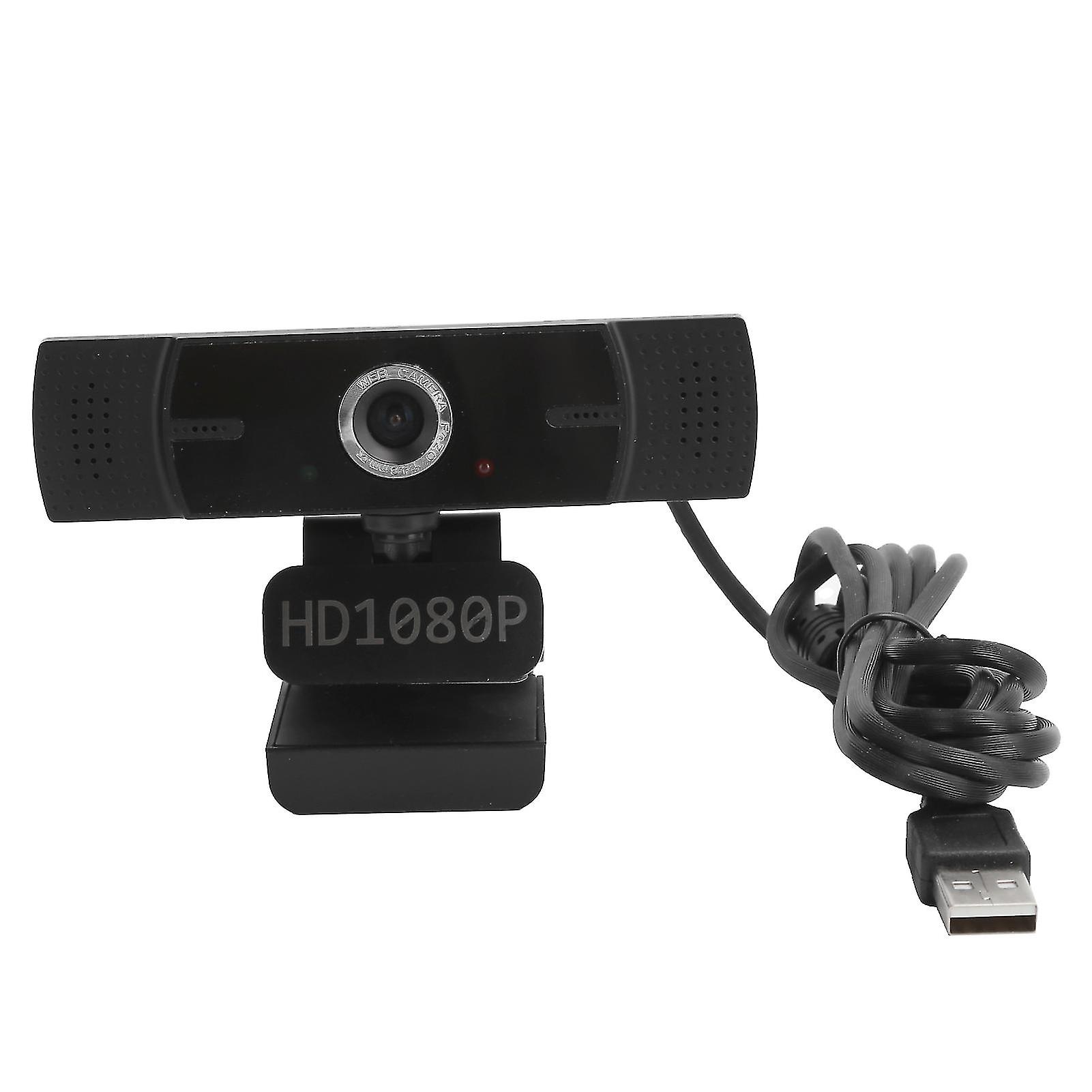 Computer Conference Camera – 1080P HD, USB Plug & Play with Lens Cover
