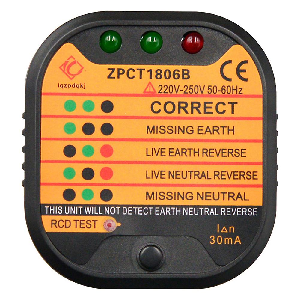Socket Tester Power Socket Wiring Detection Wall Plug Breaker Finder Detector