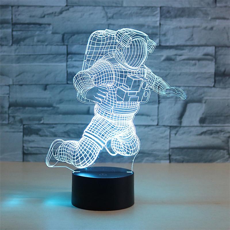 Astronaut Shape Table Lamp, Crack Remote Control Version