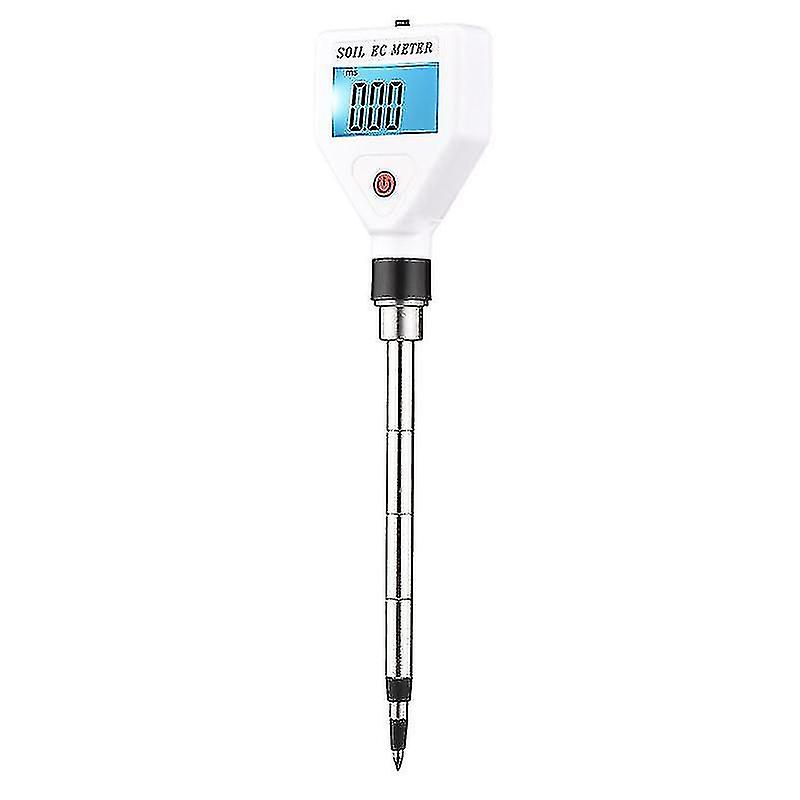 Soil Ec Meter Digital Soil Tester With Backlight Screen Portable Soil Salinity Tester For Greenhouse Garden Farm Orchard