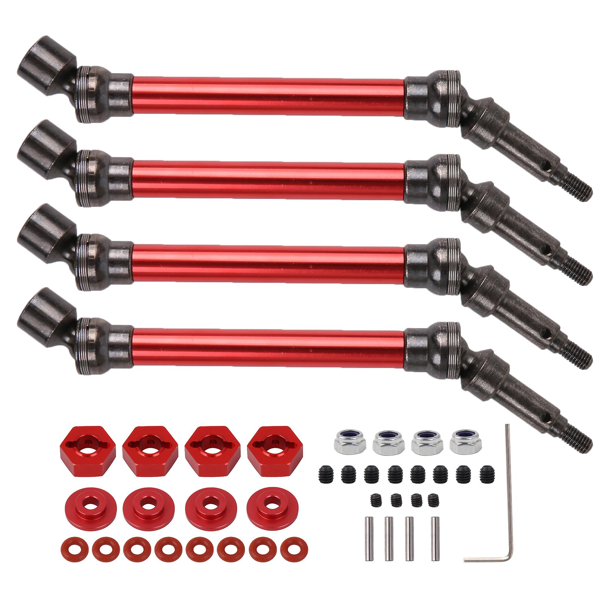 4 Pcs RC 1:10 Red Drive Joint Shafts Replacement for ARRMA ARA102690