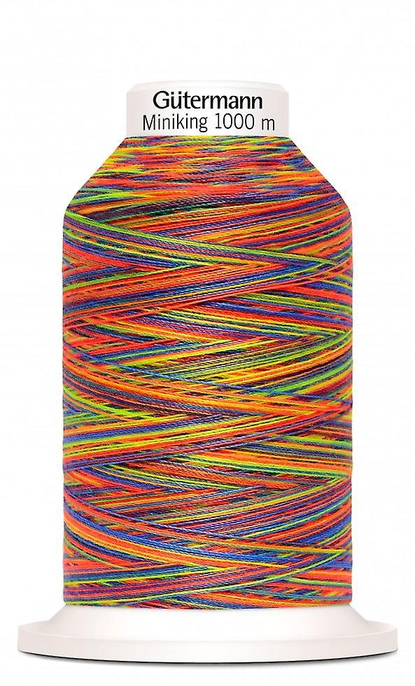 Gutermann Multicolour Miniking Overlocker Thread 1000m 9822 - each
