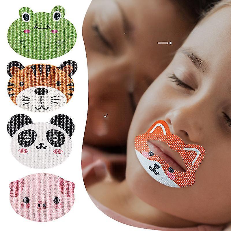 Bambini Cartone Animato Sigillatura Adesivi Ortopedico Respirazione Sonno Strisce, bocca Nastro Per Dormire, Antisnoring Patch Per Meno Bocca Respiro 30 Pz Tw