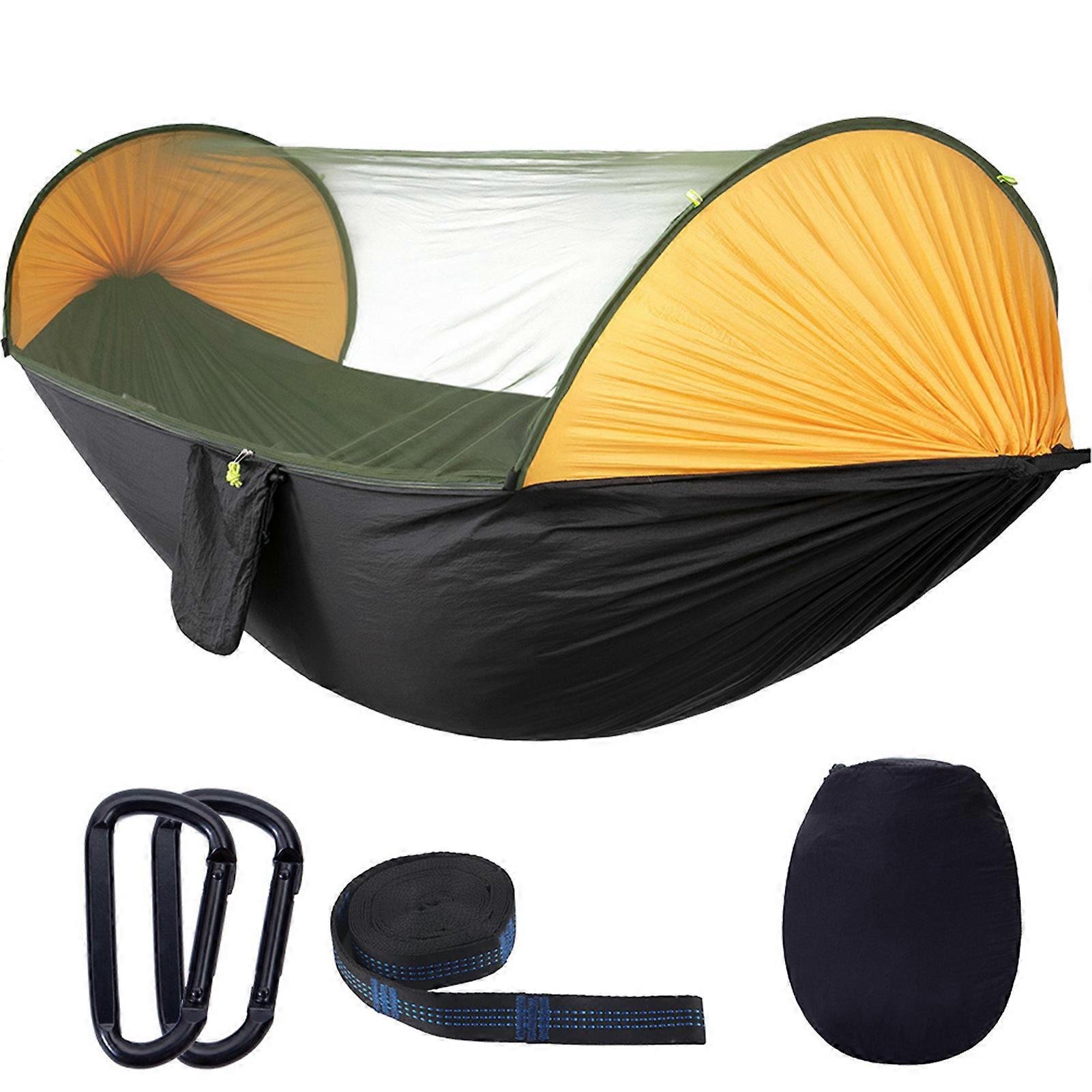 Automatic Quick Open Mosquito Net Swing Portable Swing Sleeping Hammock for Travel Yard Hiking