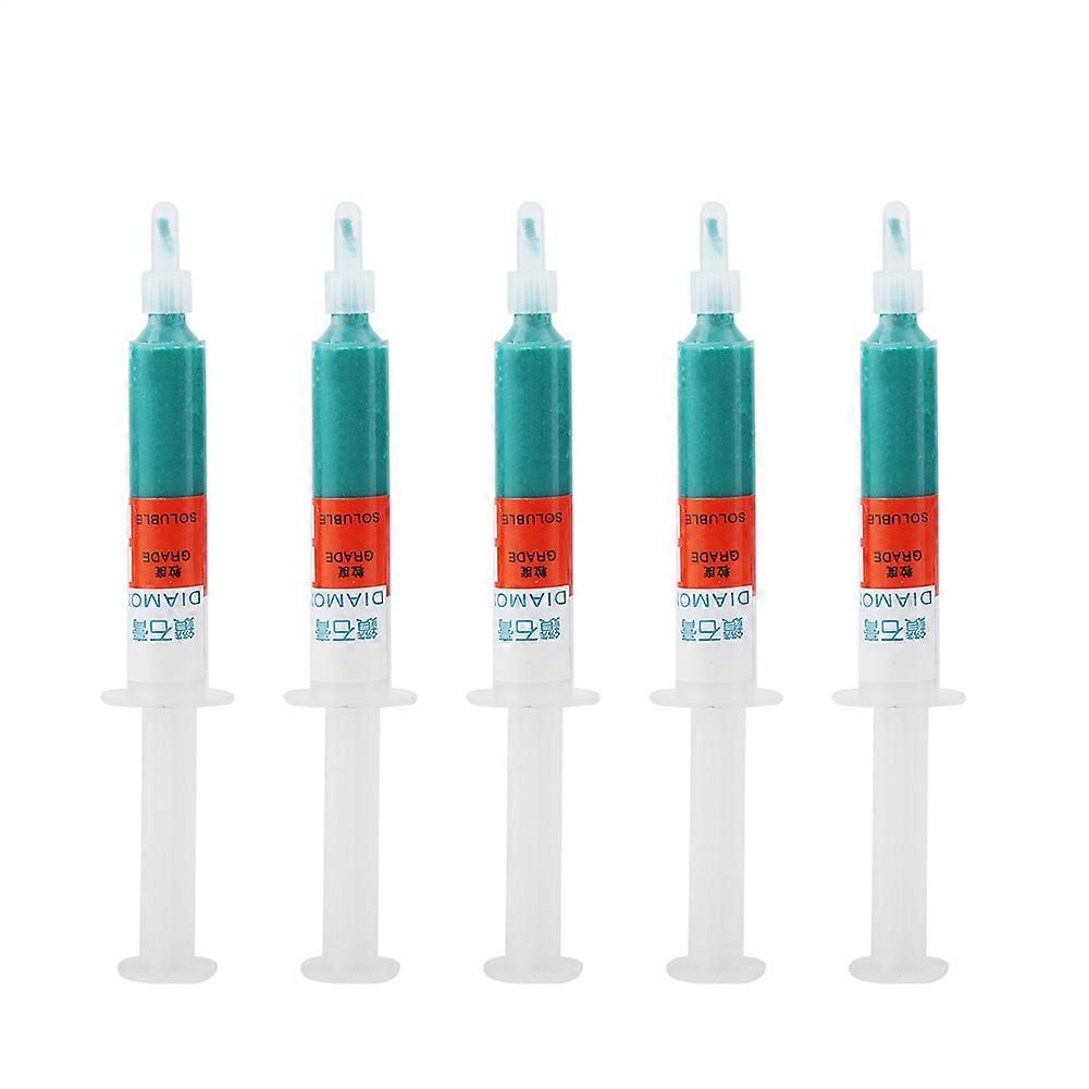 Pack of 5 tubes of abrasive paste for diamond grinding and polishing W20#600