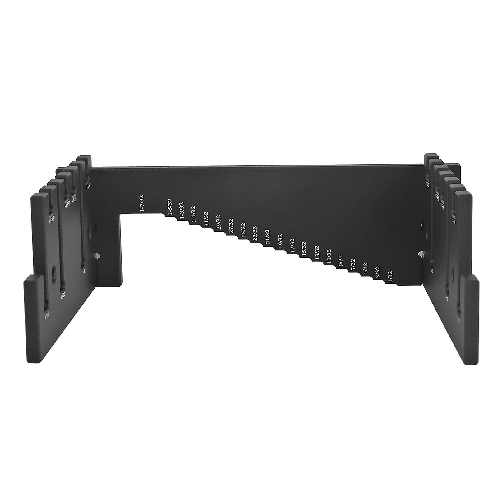 Electric Circular Saw Height Gauge Aluminum Alloy Black, Accurate Measurement