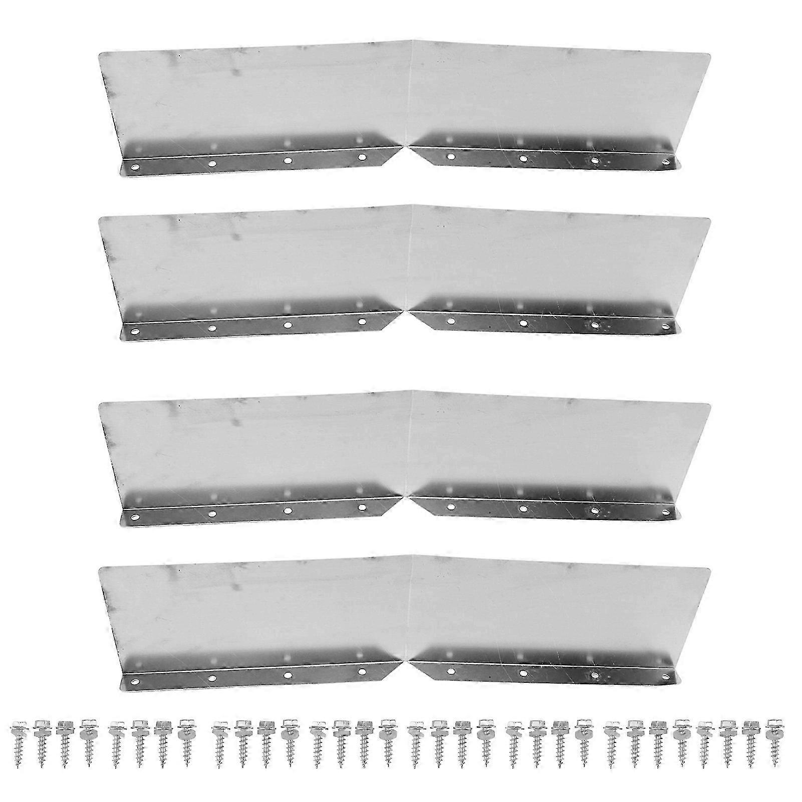 Rain Gutter Guards For House Waterproof Aluminum Splash Guard Universal Fitment Durable And Corrosion Resistant Easy To Install Heavy Duty Rainwater